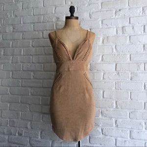 Tea n Cup Bohemian Native Suede Dress